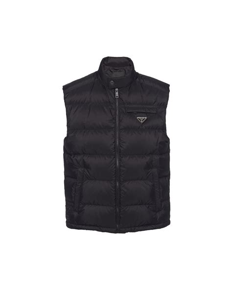 prada ouffer jacket|prada sleeveless puffer jacket.